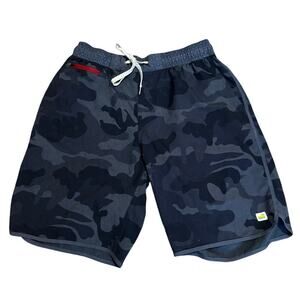 Vuori Men's Banks Shorts Camo Performance Stretch Workout Active 9” Medium